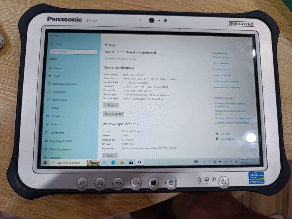 Touchpad panasonic fz-g1. Mua bán Laptop tại Huyện Hàm Thuận Nam Bình Thuận được đăng bởi Phạm đồng hình 1
