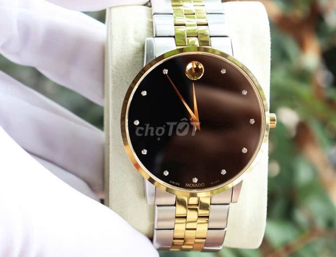 Movado Museum 0606879 Two Tone Diamond; size 40mm