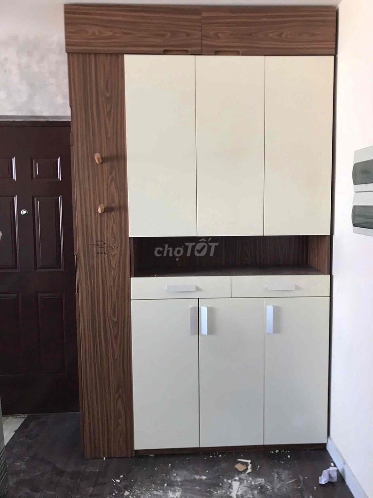 Tủ giày kết hợp tủ quần áo. Mua bán Tủ, kệ gia đình tại Huyện Bình Chánh Tp Hồ Chí Minh được đăng bởi Nội thất Kính cường lực HKT hình 1