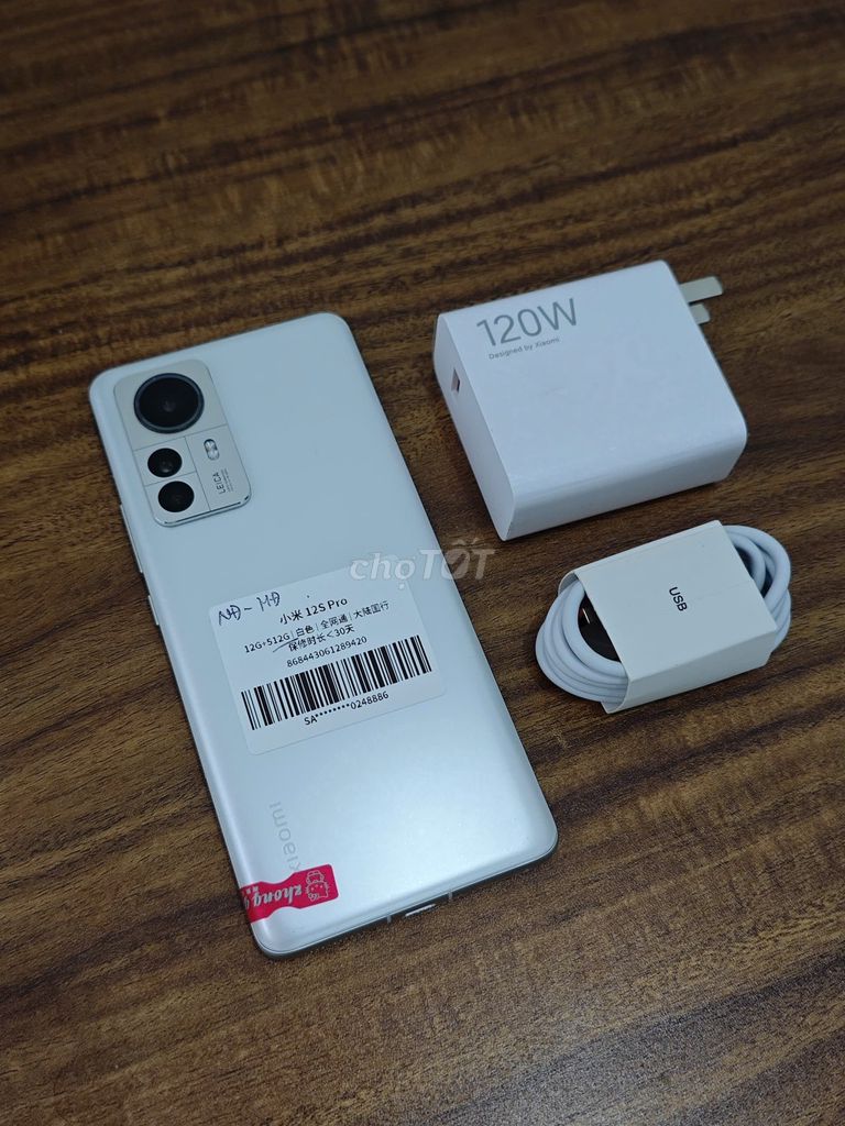 Mi 12S Pro 12/512 Trắng sạc 120w có ship COD. Mua bán Điện thoại tại Quận Hoàng Mai Hà Nội được đăng bởi Trần Ngọc Hiếu hình 1