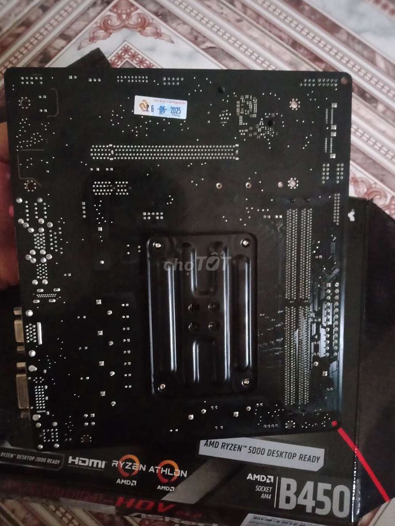 main asrock  b450m hdv mới còn bảo hành 12 tháng