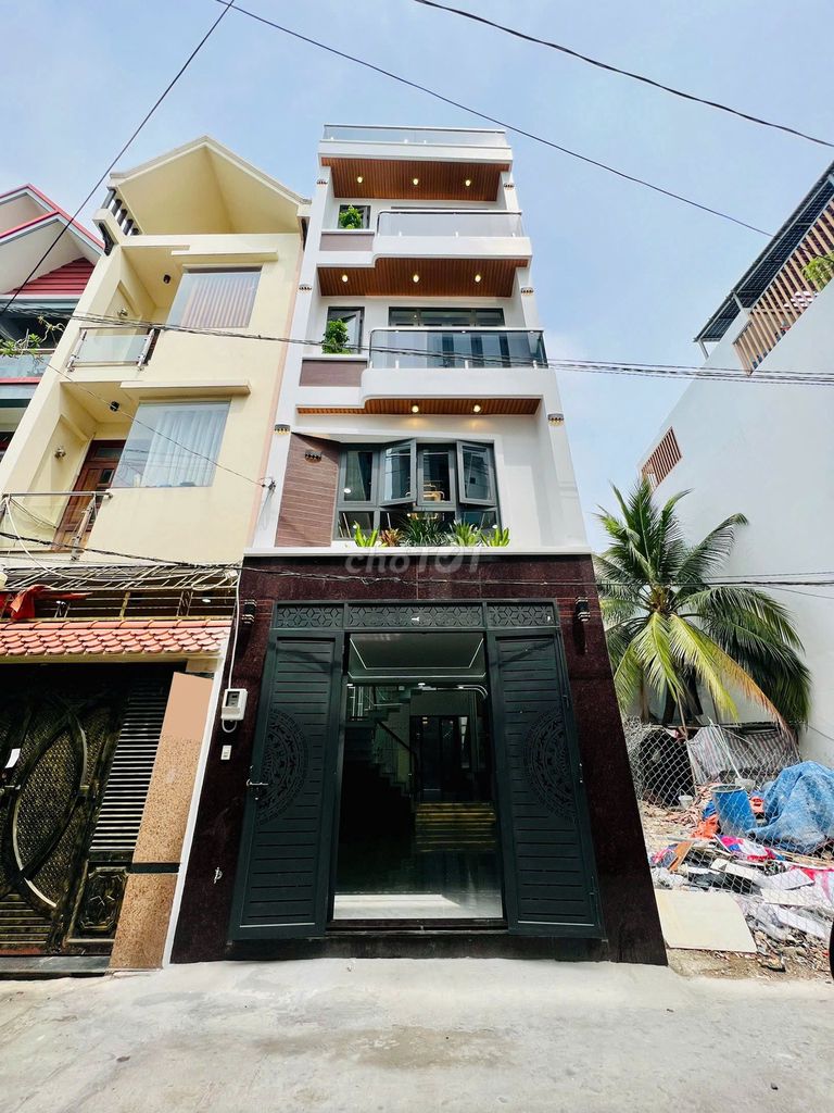 Bán Nhà Bình Tân Mới Xây Đường Số 3 Giáp Tân Phú 52m2 x 4 Tầng 6,3 Tỷ