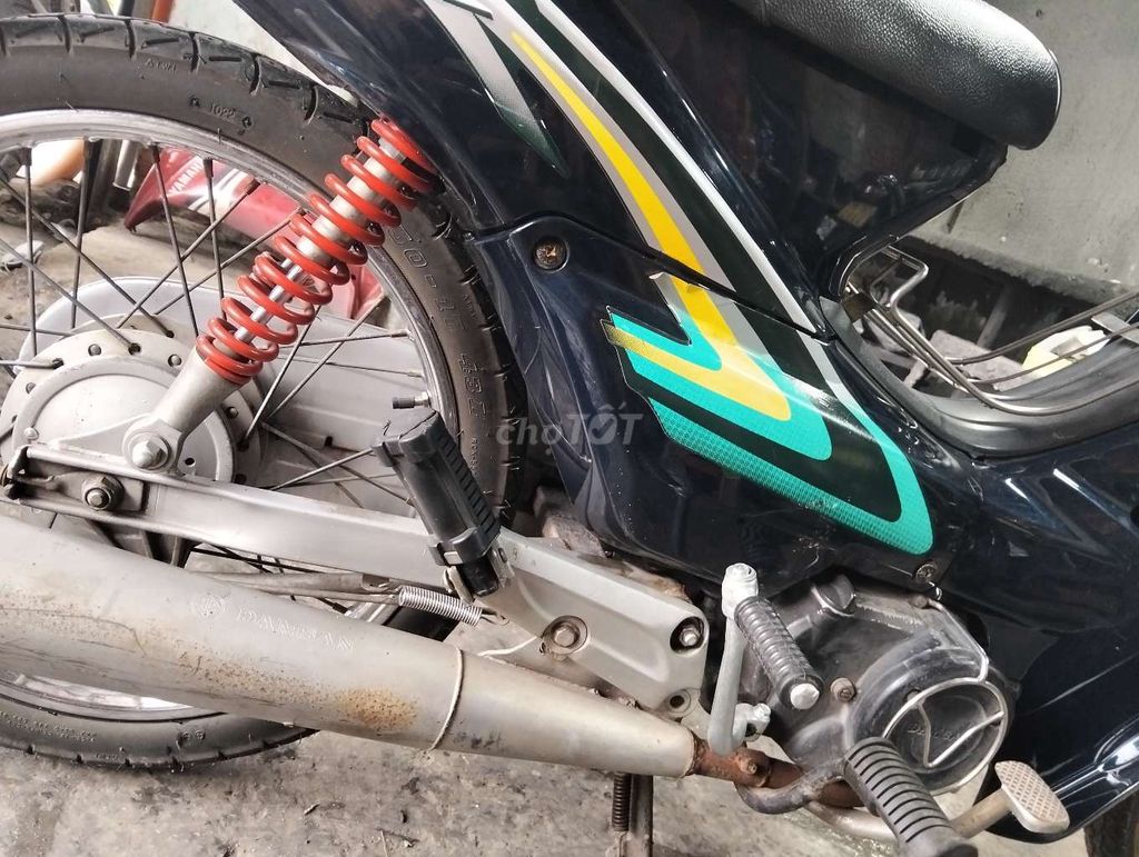 Honda Wave Alpha, сине-черная, корейская сборка
