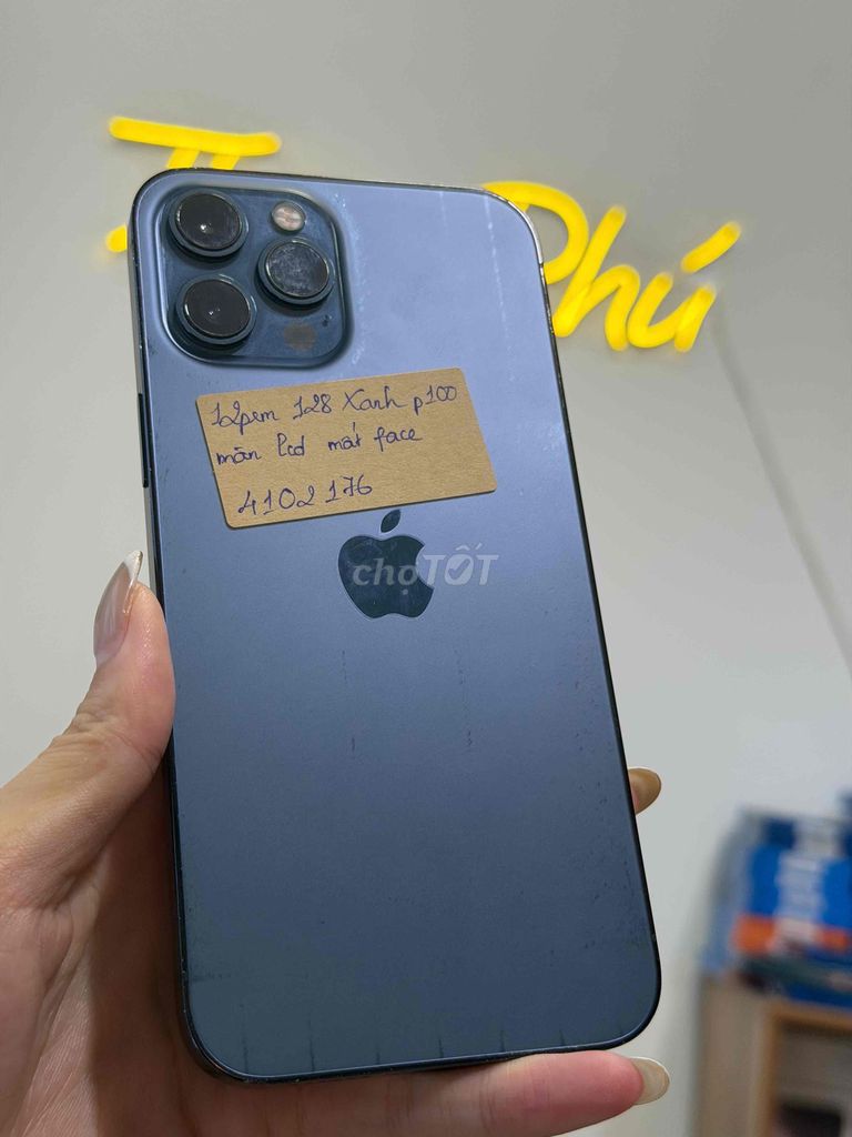 iPhone 12Promax Xanh 128gb Mất Face Màn LK P100. Mua bán Điện thoại tại Quận Thanh Khê Đà Nẵng được đăng bởi Thiên phú  hình 1