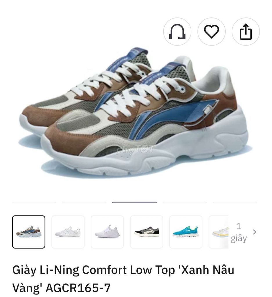 Giày thể thao Li-Ning Nam. Mua bán Đồ thể thao, Dã ngoại tại Quận Kiến An Hải Phòng được đăng bởi Minh Đức hình 1