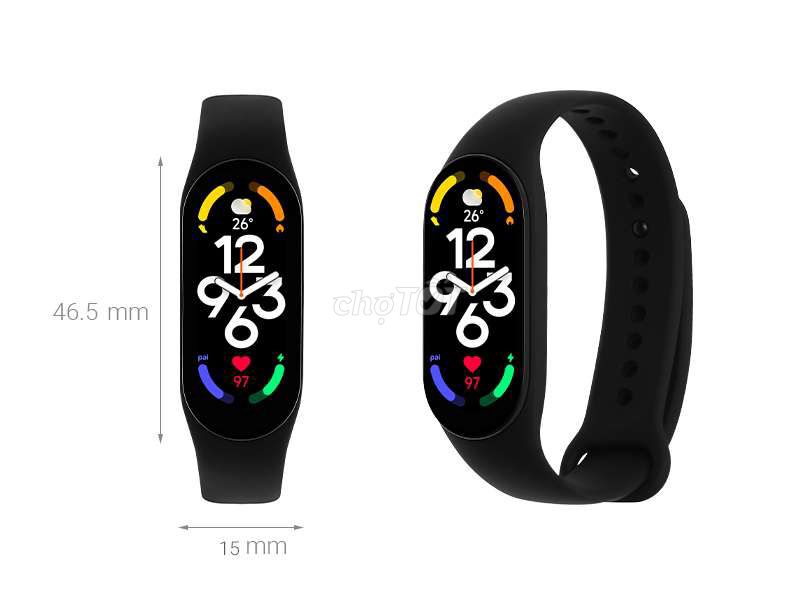 Đồng hồ thông minh vòng tay Xiaomi Mi band 7 mới