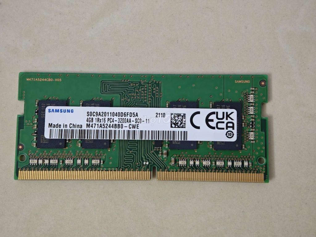 RAM laptop Samsung M471A5244CB0-V05. Mua bán Linh kiện (RAM, Card...) tại Huyện Đức Linh Bình Thuận được đăng bởi Nguyễn Văn Minh hình 1