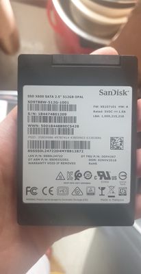 Bán SSD 2.5 cũ Crucial box new 2TB 2000GB Sata