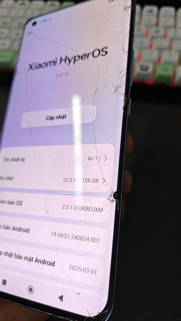 Xiaomi Mi 11 8GB/128GB Màn hình nứt. Mua bán Điện thoại tại Thành phố Thủ Đức Tp Hồ Chí Minh được đăng bởi Điện Thoại Giá Tốt hình 1