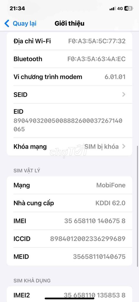 iPhone 11 Trắng 128GB Lock Nhật. Mua bán Điện thoại tại Thành phố Buôn Ma Thuột Đắk Lắk được đăng bởi Tuan Anh hình 1
