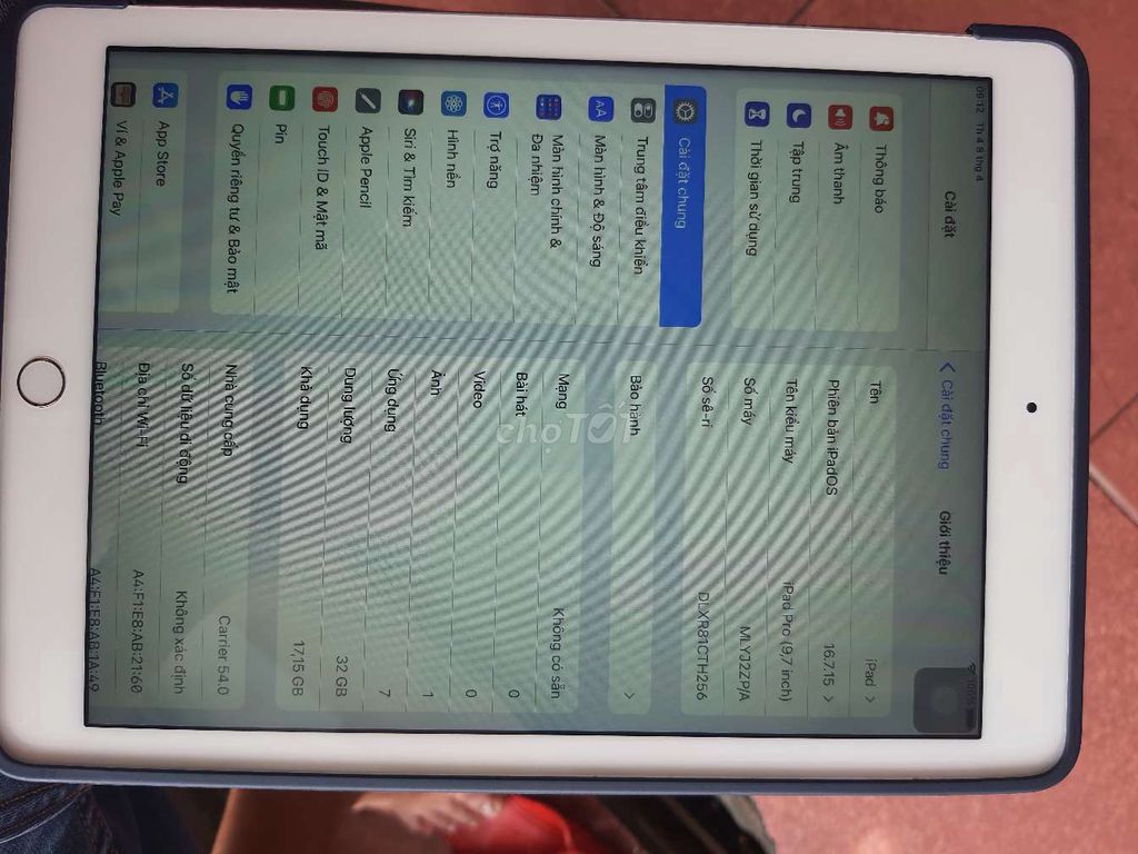 Apple iPad Pro 9.7 inch 32GB Vàng hồng. Mua bán Máy tính bảng tại Quận 7 Tp Hồ Chí Minh được đăng bởi Hung hình 1