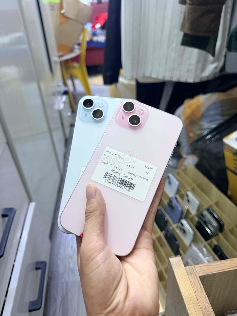 Apple iPhone 15 Plus 128GB Hồng, Xanh. Mua bán Điện thoại tại Quận Hải Châu Đà Nẵng được đăng bởi Hoàng Táo 273 Nguyễn Hoàng hình 1