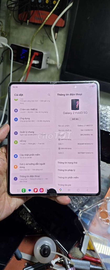 Galaxy Z Fold3 5G 256GB giá trải nghiệm. Mua bán Điện thoại tại Quận 8 Tp Hồ Chí Minh được đăng bởi Thiên Hòa mobile  hình 1