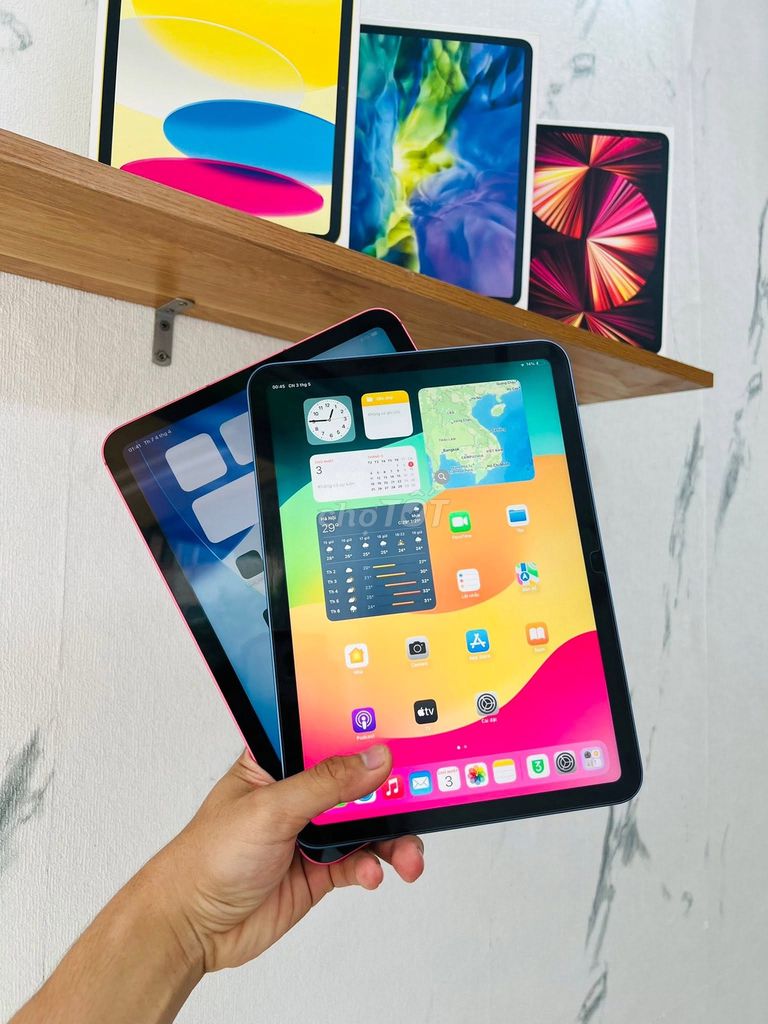 Apple iPad Gen 10 64GB 5G + WiFi Hồng Xanh. Mua bán Máy tính bảng tại Quận Ba Đình Hà Nội được đăng bởi Hội Đồ Điện Tử hình 1