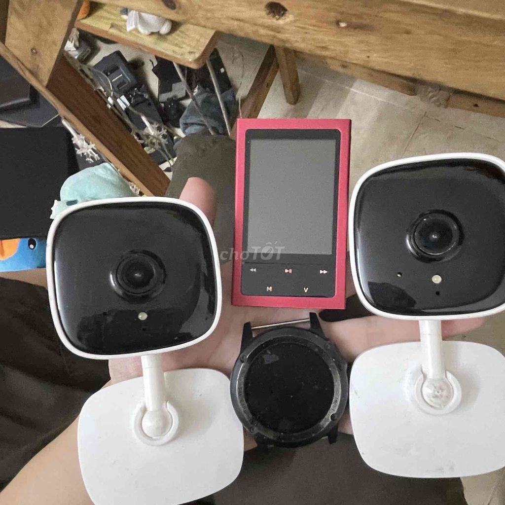 2 camera tplink tapo TC60 kèm máy nghe nhạc kèm đh