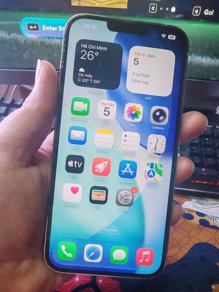 Apple iPhone 13 Pro Max 512GB Bạc. Mua bán Điện thoại tại Quận Tân Phú Tp Hồ Chí Minh được đăng bởi sang hình 1