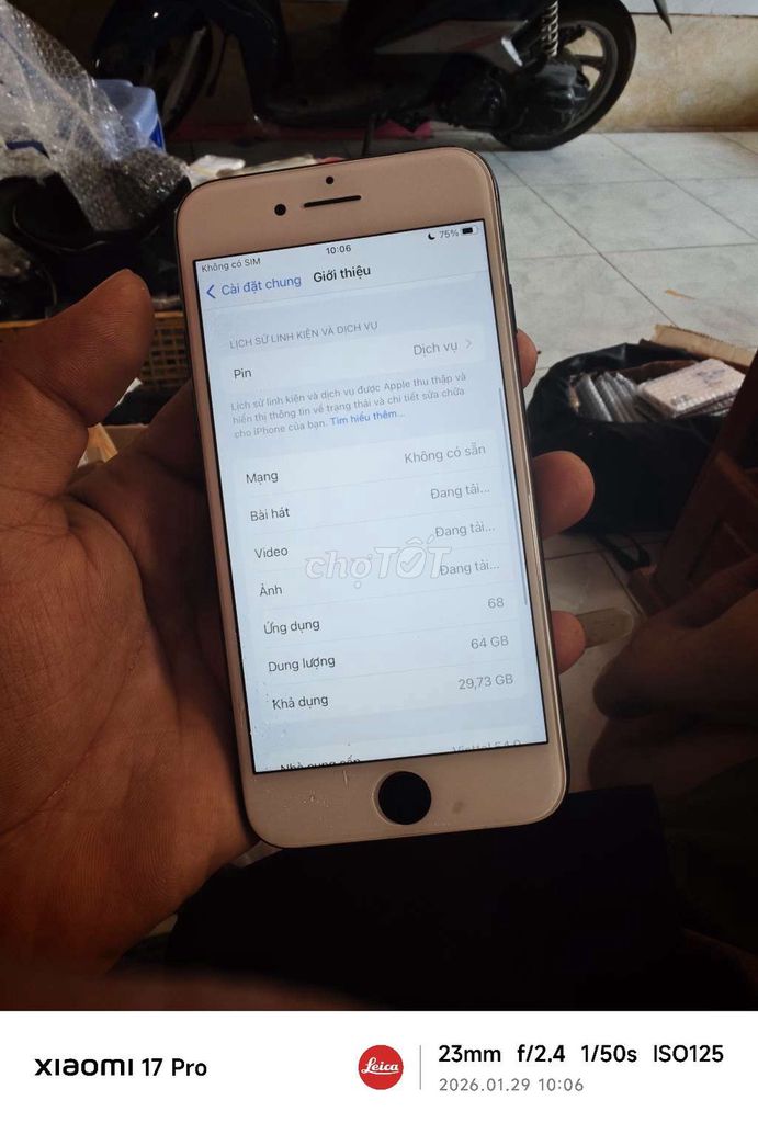 iPhone 8 64g full vân. Mua bán Điện thoại tại Thành phố Vị Thanh Hậu Giang được đăng bởi máy củ giá tốt  hình 1