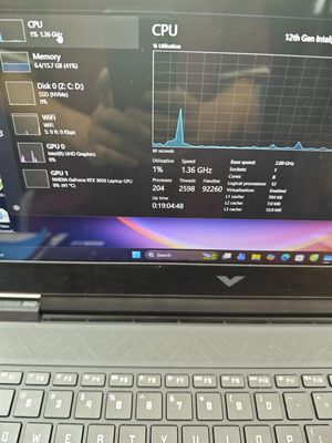 HP Victus 15 RTX 3050 16GB/512GB 99%