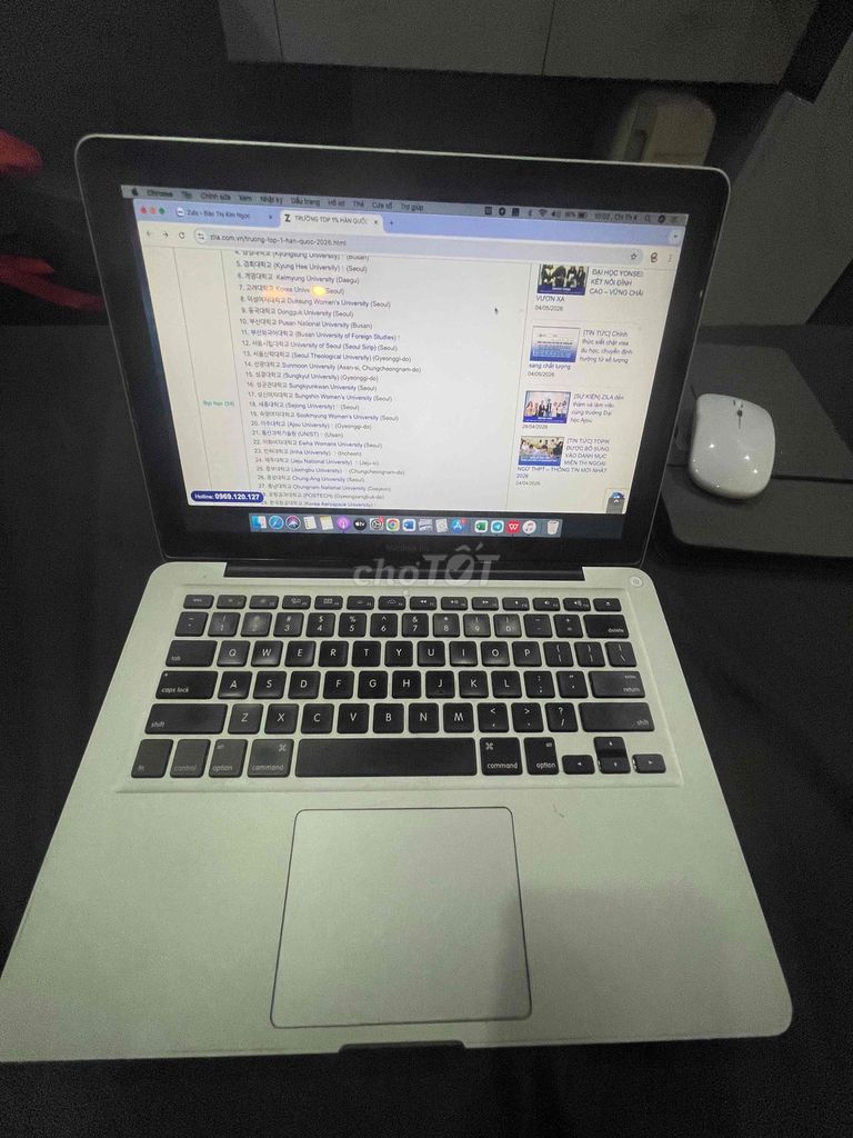Apple MacBook Pro Core i5 6GB Bạc. Mua bán Laptop tại Quận Hà Đông Hà Nội được đăng bởi ngoc tuan Nguyen hình 1