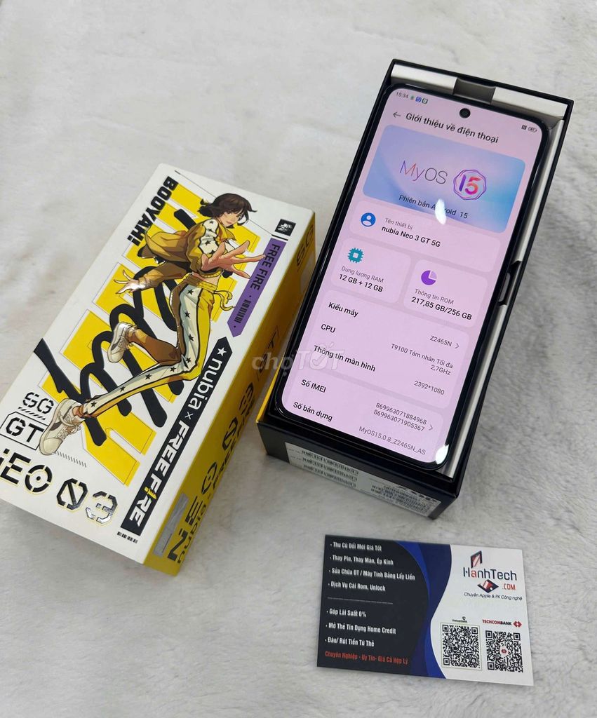 Nubia Neo 3 5G GT 256GB Đen LikeNew 99. Mua bán Điện thoại tại Quận 3 Tp Hồ Chí Minh được đăng bởi Hạnh Tech hình 1