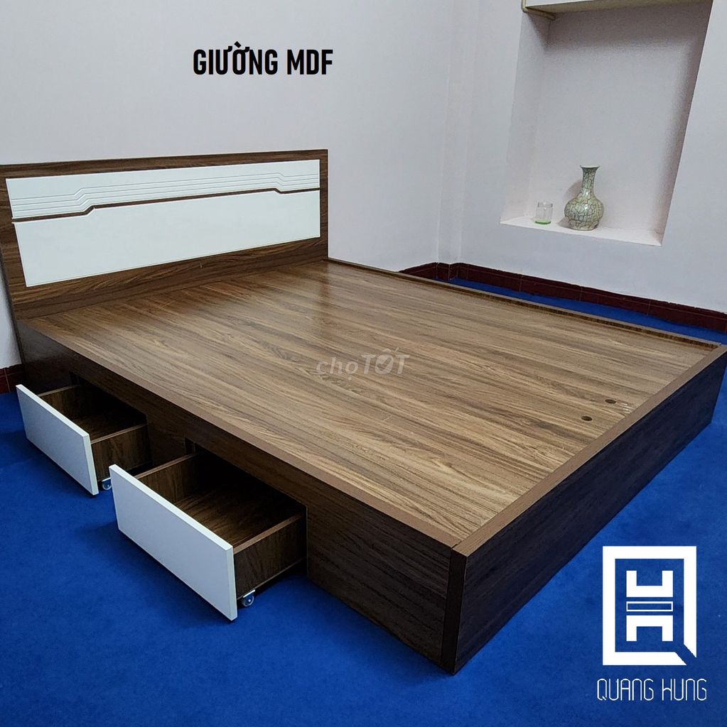GIƯỜNG MDF-GIƯỜNG MDF=GIƯỜNG MDF=GIƯỜNG MDF$GIƯỜNG. Mua bán Giường, chăn ga gối nệm tại Quận Phú Nhuận Tp Hồ Chí Minh được đăng bởi NỘI THẤT NHÀ XINH hình 1
