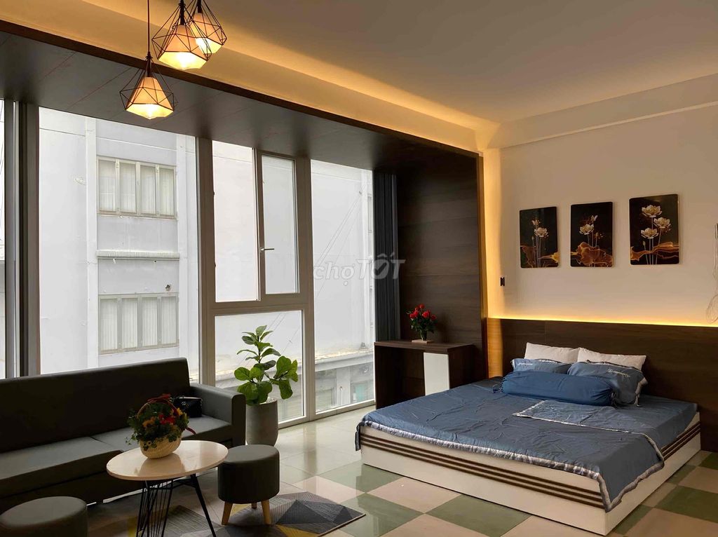📌CĂN HỘ NGUYỄN ĐÌNH CHIỂU Q.1, STUDIO CỬA SỔ LỚN - MÁY GIẶT RIÊNG