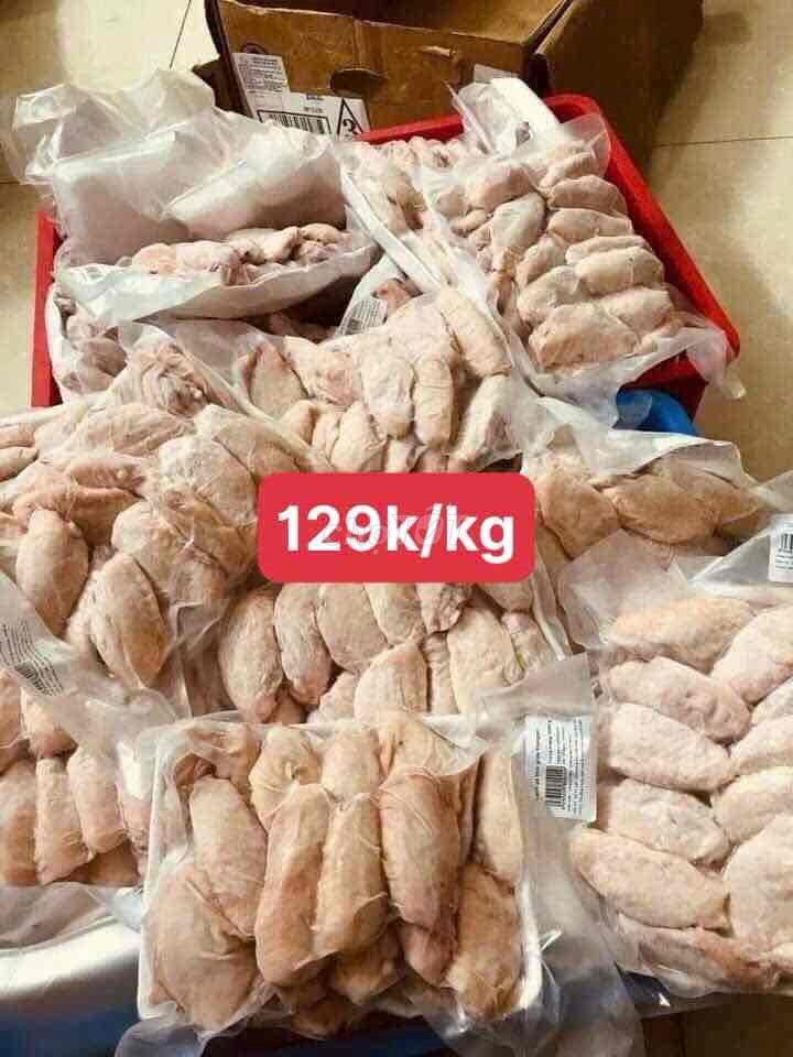 ✅CÁNH GIỮA GÀ CẤP ĐÔNG KHAY 1KG