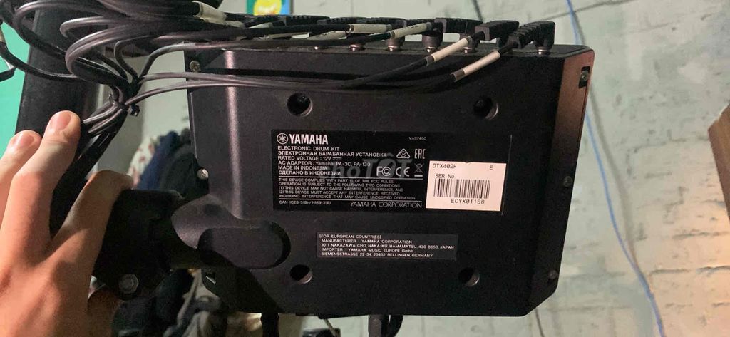 Trống điện Yamaha DTX402K cũ, kèm Ghế và Dùi