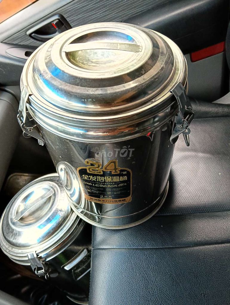 Thùng giữ nhiệt Inox 24L Bạc. Mua bán Dụng cụ nhà bếp tại Quận Tây Hồ Hà Nội được đăng bởi Lê Thanh Tuấn hình 1