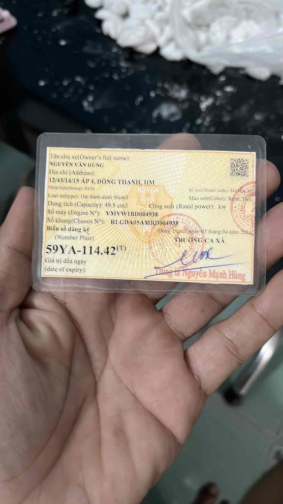 SYM Shark 2024 50cc Xanh 8000 km. Mua bán Xe máy tại Huyện Hóc Môn Tp Hồ Chí Minh được đăng bởi Cô Phượng hình 9