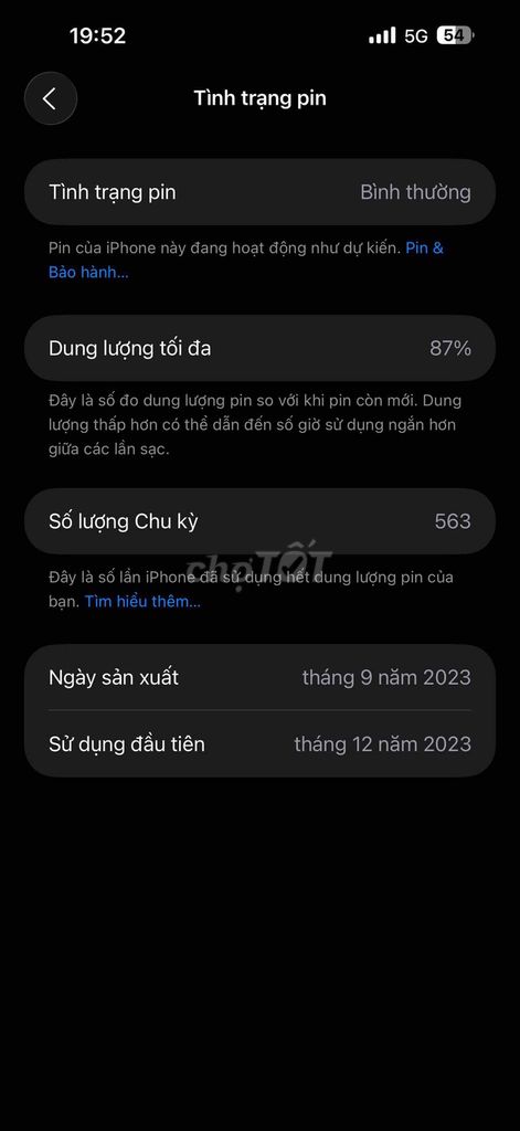 Apple iPhone 15 Pro Max 256GB. Mua bán Điện thoại tại Huyện Chợ Mới An Giang được đăng bởi kirito hình 1