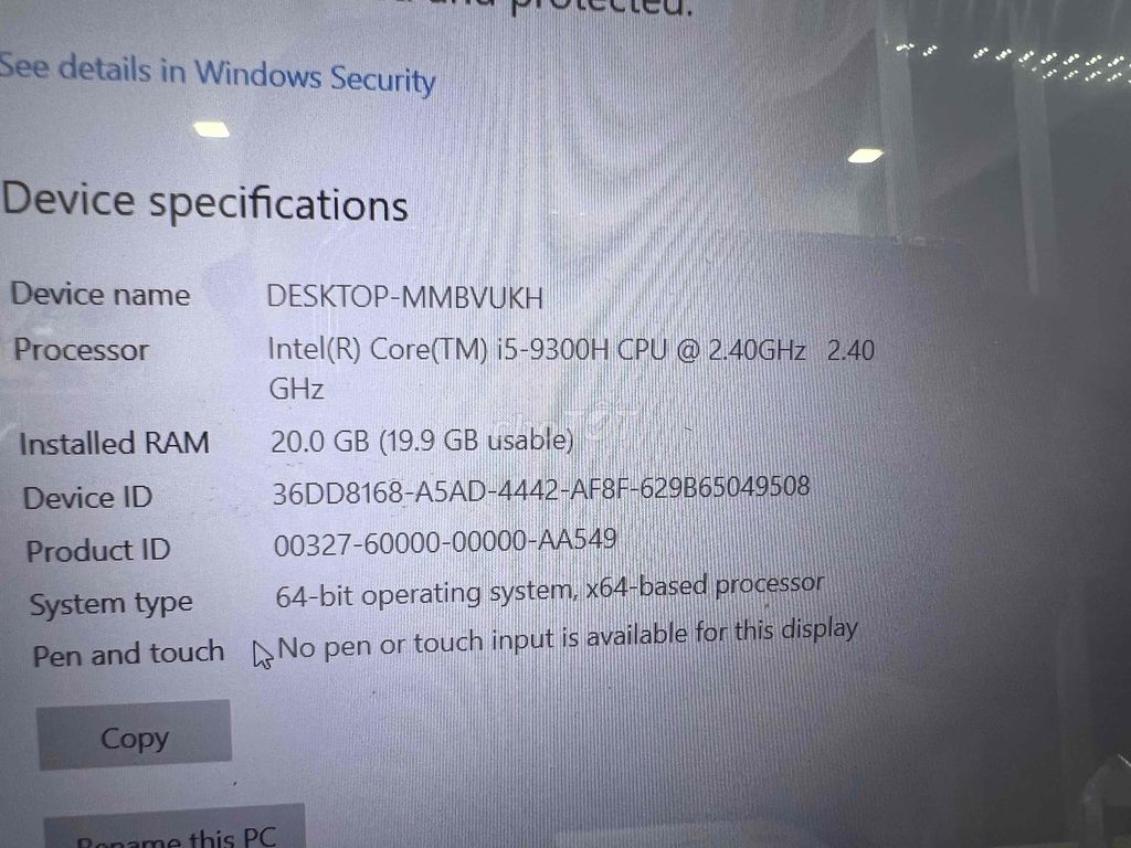 ASUS F571 I5 9300H/20G/512G/GTX1650 4G/15.6FHD 120. Mua bán Laptop tại Thành phố Nha Trang Khánh Hòa được đăng bởi Trung Nghĩa hình 5