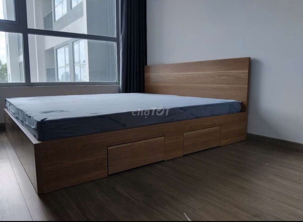 GIƯỜNG GỖ CÔNG NGHIỆP MDF 1M8 2M CÓ 2 HỘP KÉO . Mua bán Giường, chăn ga gối nệm tại Thành phố Biên Hòa Đồng Nai được đăng bởi Tủ nhựa đài loan hoàng quân hình 1