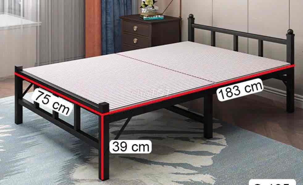 GIƯỜNG GẤP GỌN NIKITA CŨ MẪU Q135  [80x190x40]