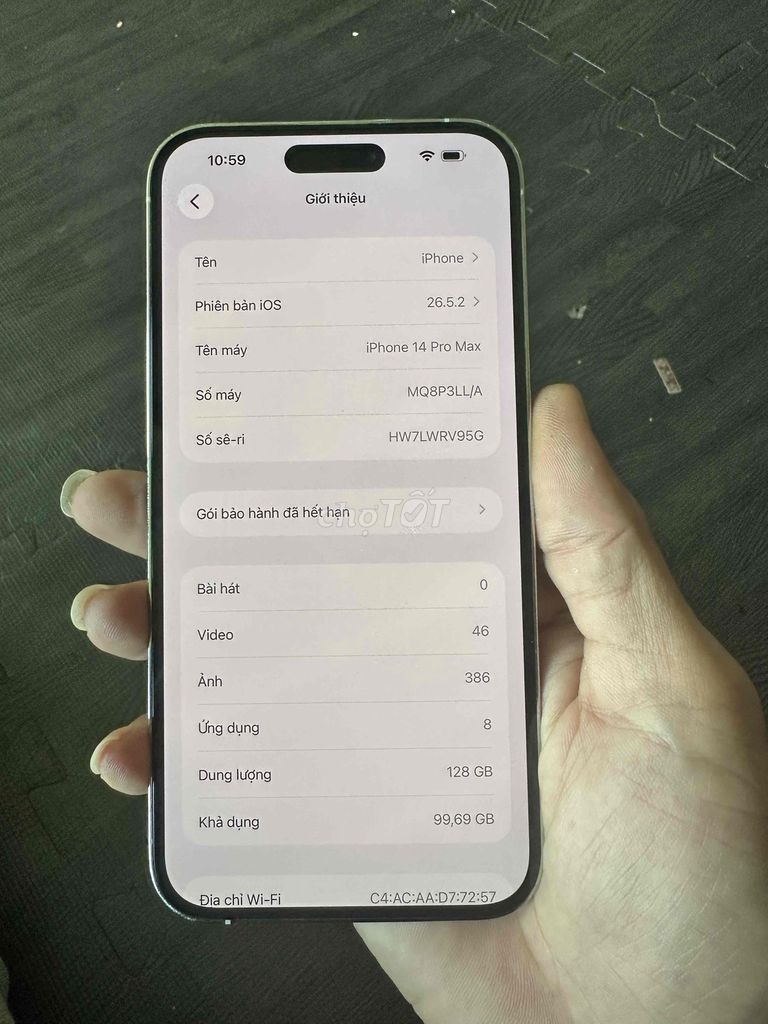 Apple iPhone 14 Pro Max 128GB Bạc Đã qua sử dụng. Mua bán Điện thoại tại Quận Hoàng Mai Hà Nội được đăng bởi Ngọc HN hình 1