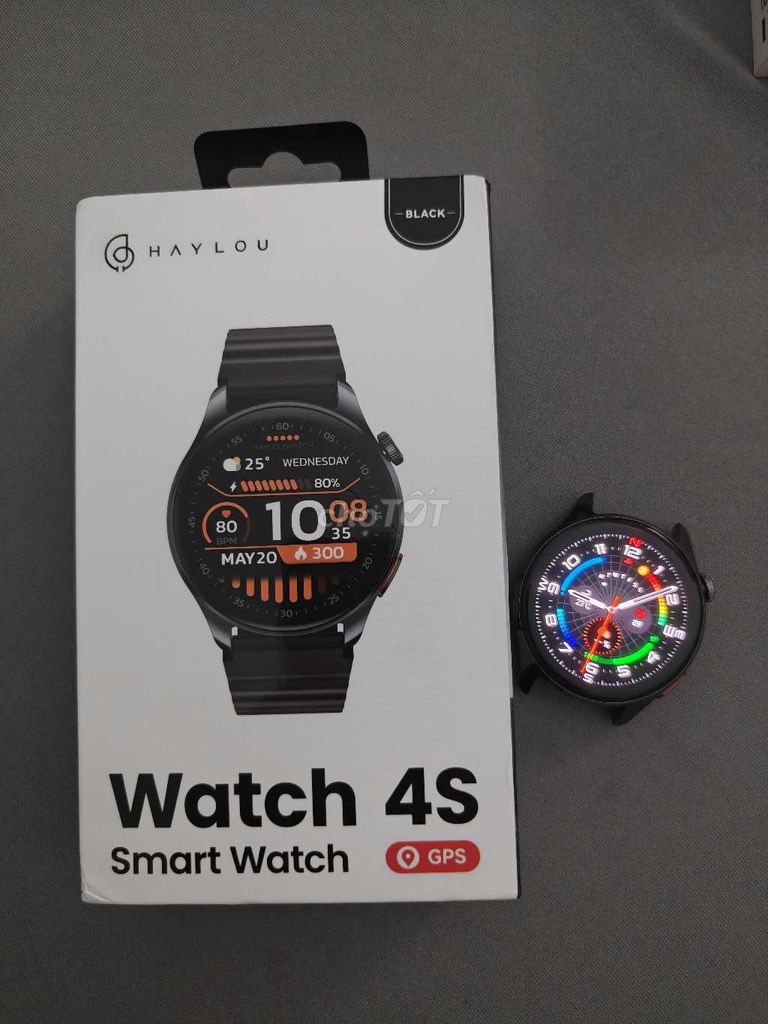 Haylou Watch 4S Đen. Mua bán Thiết bị đeo thông minh tại Quận Phú Nhuận Tp Hồ Chí Minh được đăng bởi ANH BI hình 1