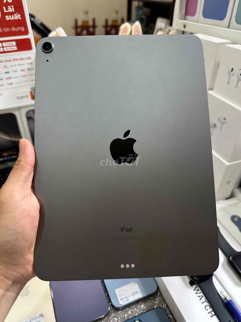 IPAD AIR 4 10.9in 64GB Màu Xám ZinAll Máy Quôc Tế