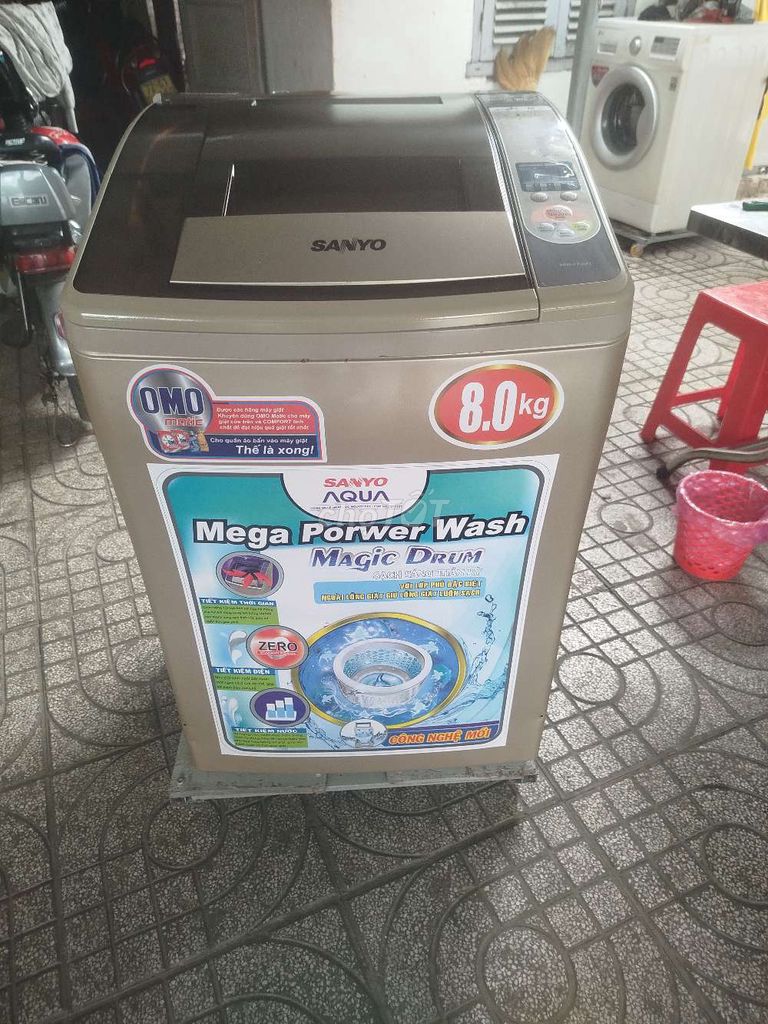 Máy giặt Sanyo ASW-F800ZT 8.0 kg mới 95%. Mua bán Máy giặt tại Huyện Xuyên Mộc Bà Rịa - Vũng Tàu được đăng bởi duy trinh hình 1