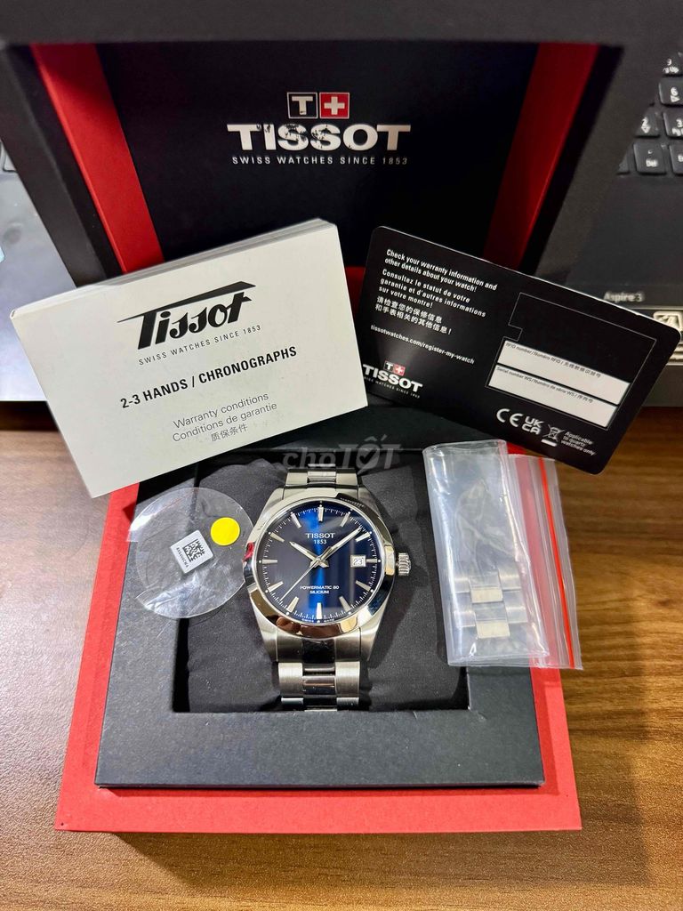 Đồng hồ Tissot Gentleman lướt fullbox