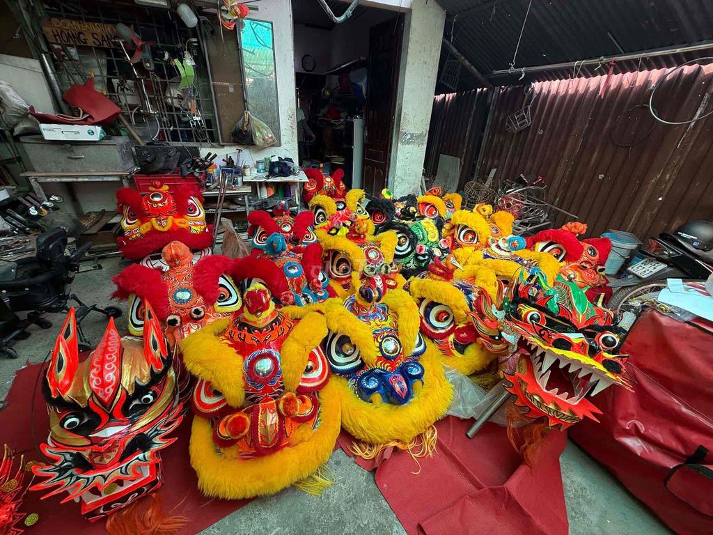 Đầu lân sư rồng vải giấy gỗ. Mua bán Sở thích khác tại Thành phố Biên Hòa Đồng Nai được đăng bởi Tuan La hình 1
