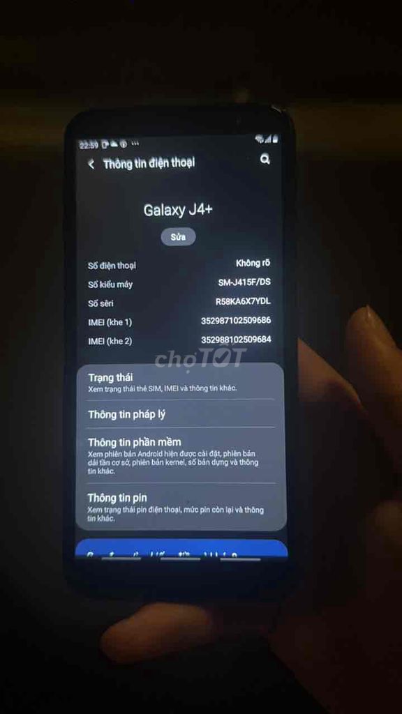 Samsung Galaxy J4+ Đen. Mua bán Điện thoại tại Huyện Đại Lộc Quảng Nam được đăng bởi Lê Dân hình 1