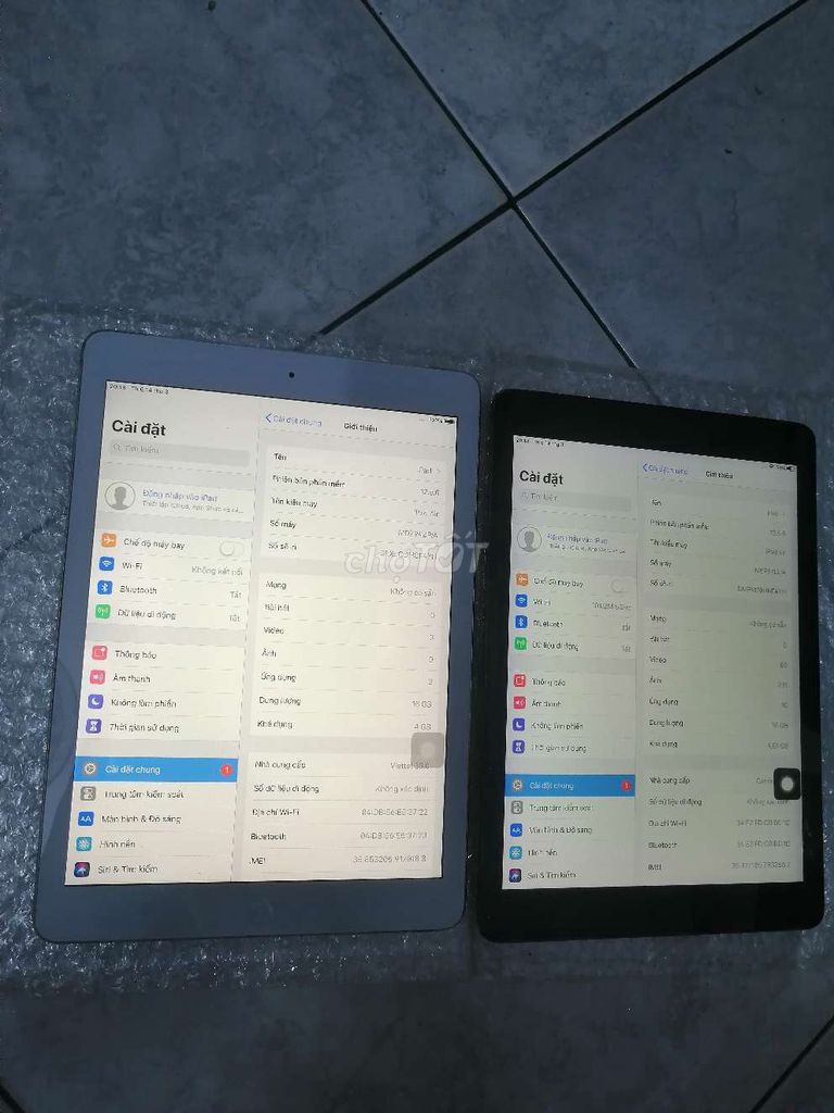 Ipad Air 1 xài Sim 4G-16g,IOS:12.5,FULL CN,PIN OK