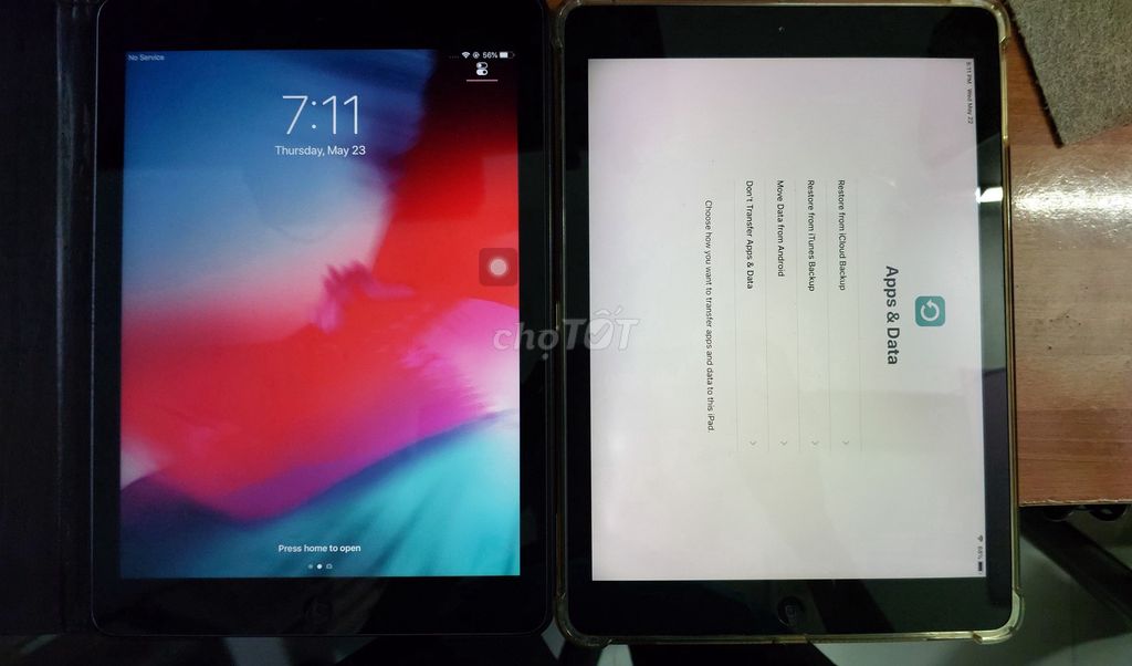 Bán 2 máy tính bảng Ipad Air 1