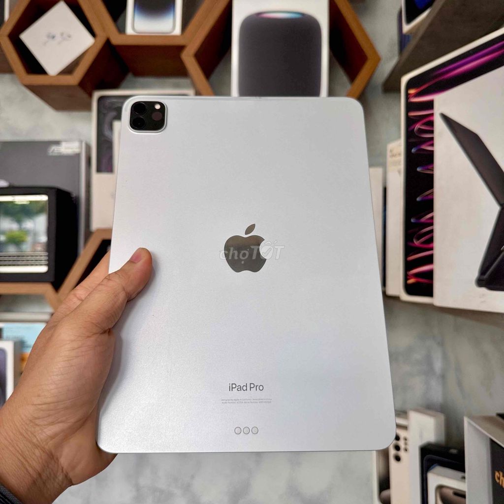 iPad Pro M2 Wifi 128Gb Pin 100% Nứt Kính