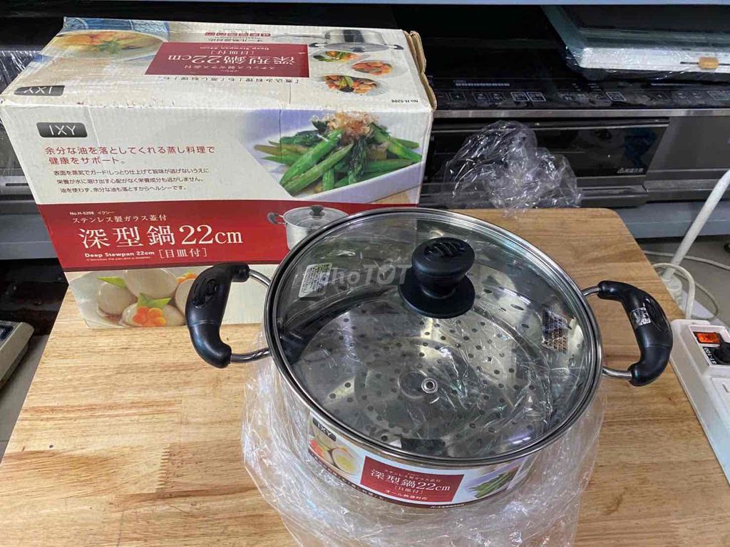 Nồi hấp Ixy Inox 24cm Nhật Bản. Mua bán Dụng cụ nhà bếp tại Quận 7 Tp Hồ Chí Minh được đăng bởi Nguyên Đức cường hình 1