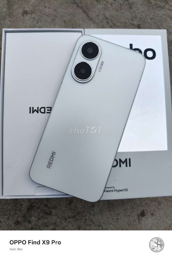 Xiaomi Redmi Turbo 4 Pro trắng và đen có ship. Mua bán Điện thoại tại Quận Bình Tân Tp Hồ Chí Minh được đăng bởi Phạm Vôn hình 1