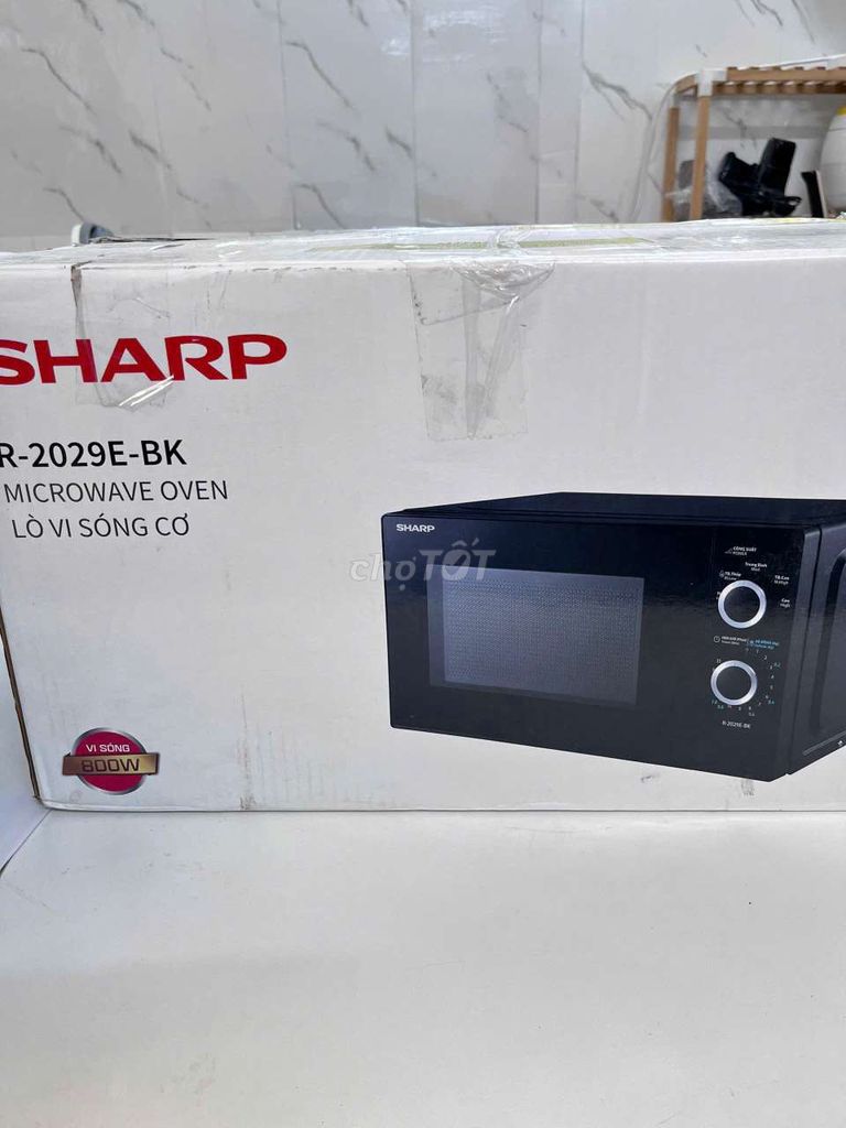 Lò vi sóng Sharp R-2029E-BK Đen 800W. Mua bán Bếp, lò, đồ điện nhà bếp tại Huyện Bến Lức Long An được đăng bởi nguyễn uyên hình 1