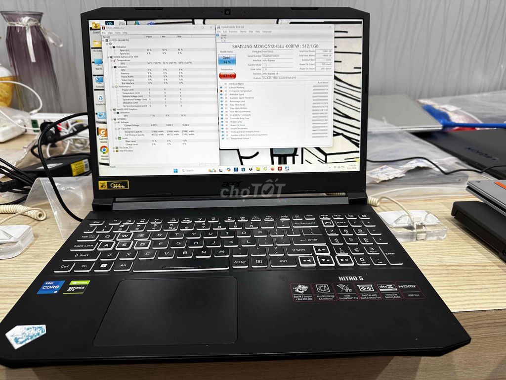 Acer AN515-57 i5-11400H 15.6 inch 8GB/512GB. Mua bán Laptop tại Thành phố Thủ Dầu Một Bình Dương được đăng bởi Nguyễn Cao Trí hình 1