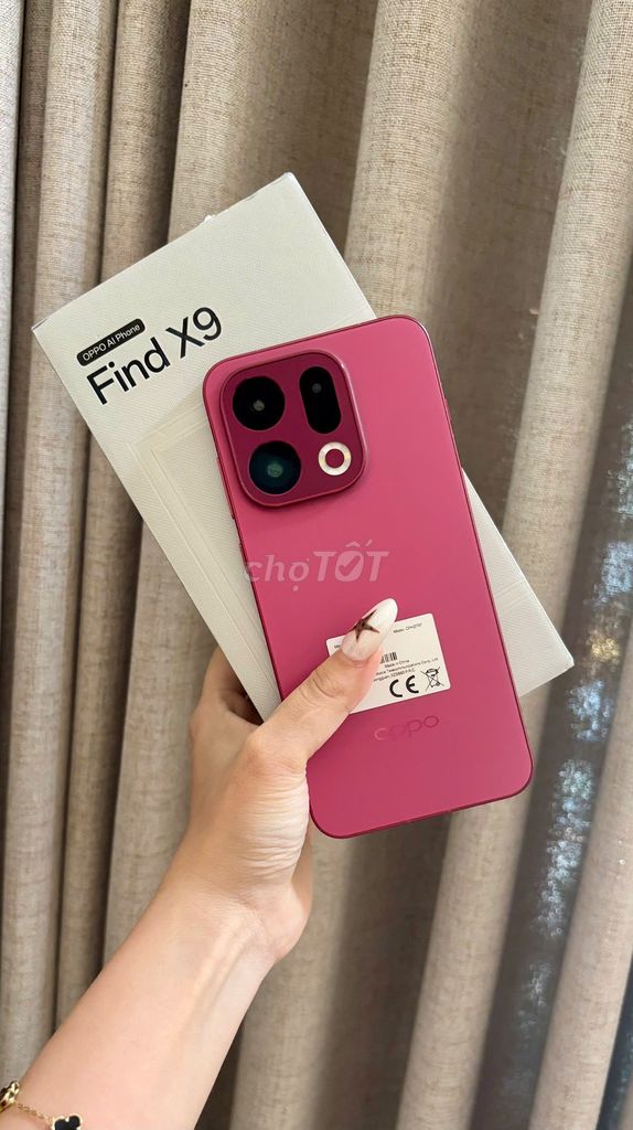 Oppo Find X9 Đỏ 16.512Gb VN BH T10.2026. Mua bán Điện thoại tại Quận Tân Bình Tp Hồ Chí Minh được đăng bởi Đỗ đình cư hình 1