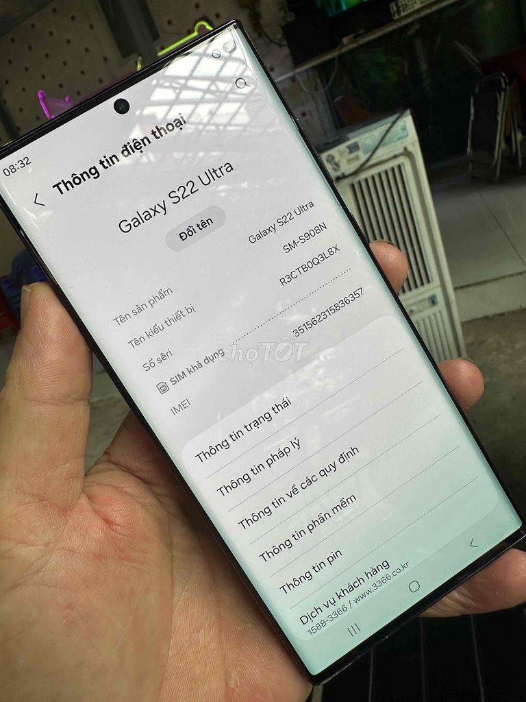 Samsung Galaxy S22 Ultra 256GB Đen. Mua bán Điện thoại tại Quận Bình Tân Tp Hồ Chí Minh được đăng bởi nguyễn sang  hình 1